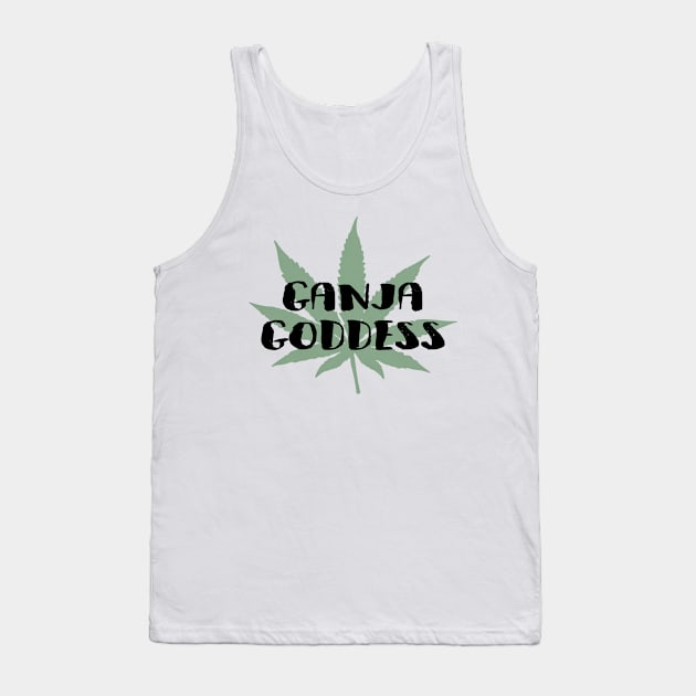 GANJA GODDESS Tank Top by SmartCraftCo